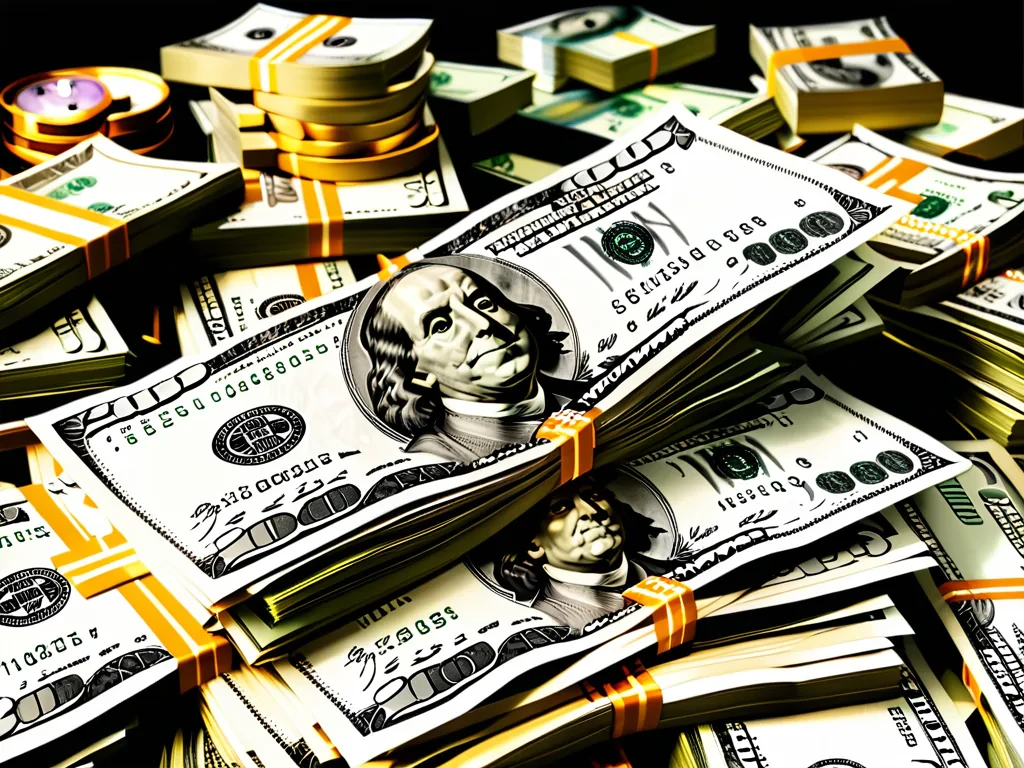 pile of money png