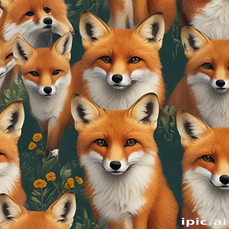 background fox