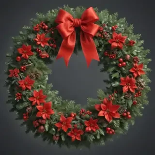 christmas wreath clip art
