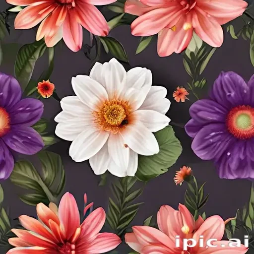 realistic flowers png