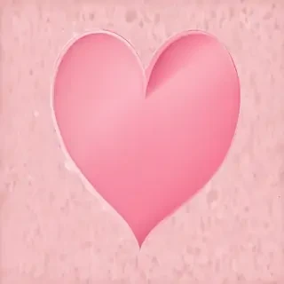 pink heart clipart