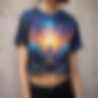 crop top shirt mockup
