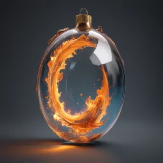transparent bomb