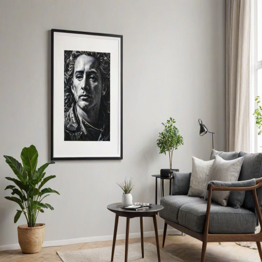 framed art mockup