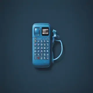blue phone wallpaper