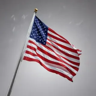 american flag waving png