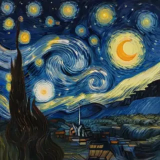 starry night png