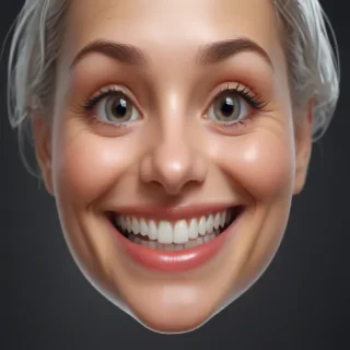 transparent happy face