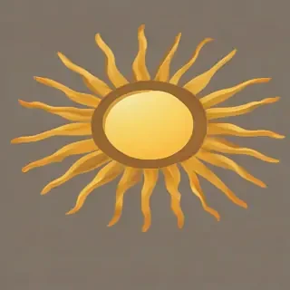 sun clipart no background