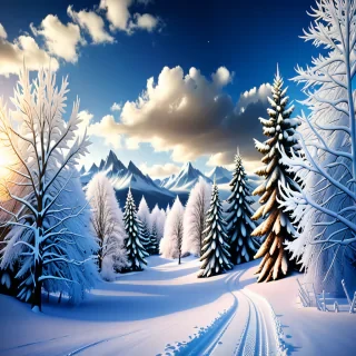 winter wonderland wallpaper