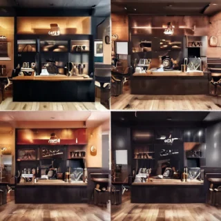 coffee shop mockup