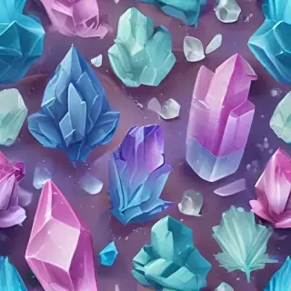 crystals background