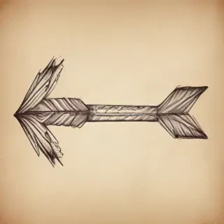 hand drawn arrow