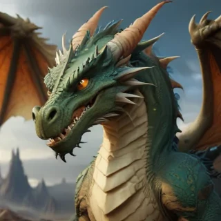 cartoon of a dragon