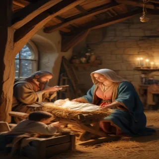 manger scene images free