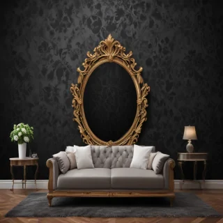 black wallpaper cute