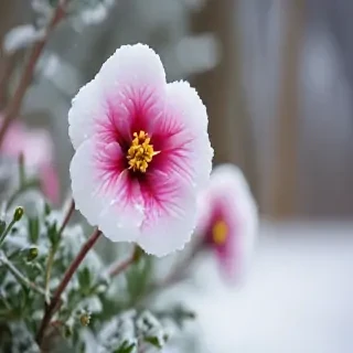 winter flower wallpaper background