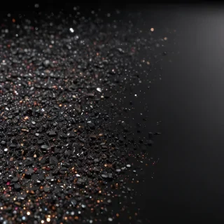 black background glitter