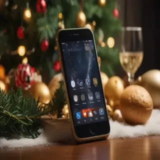 xmas phone background