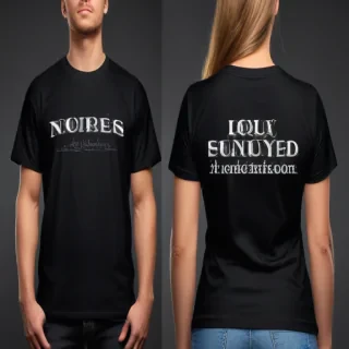 black shirt mock up