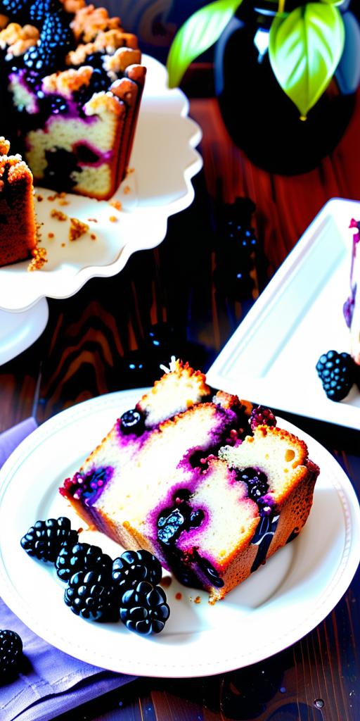 blackberry coffee cake sour cream
