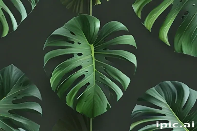 aesthetic monstera wallpaper