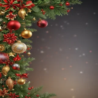 christmas background frame