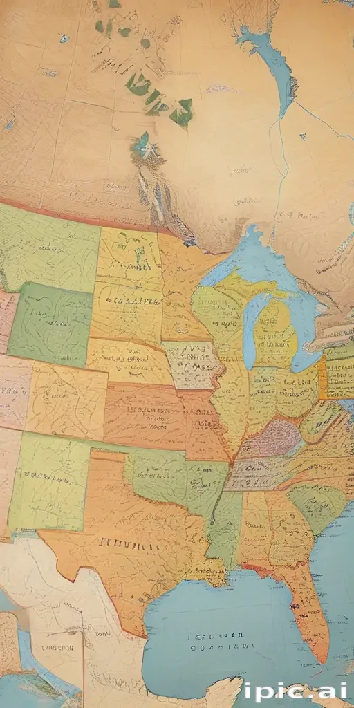 map united states