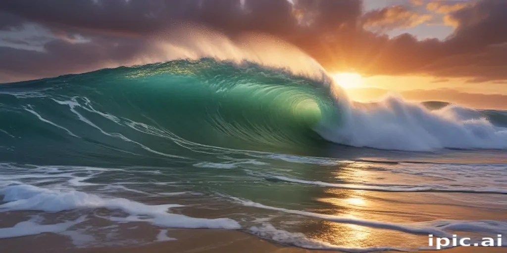 waves transparent