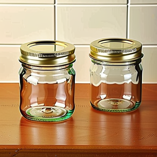 6 oz glass jars with lids