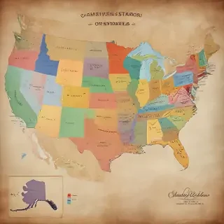 map of the us states