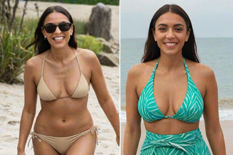 alexandria ocasio cortez bikini
