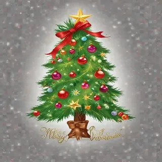 transparent merry christmas