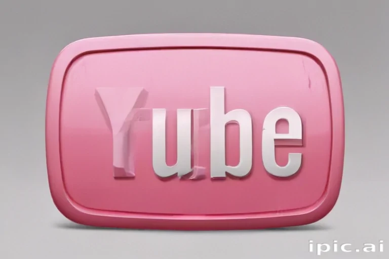 pink youtube logo