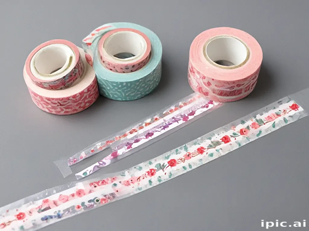 transparent washi tape png