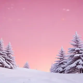 pink winter background