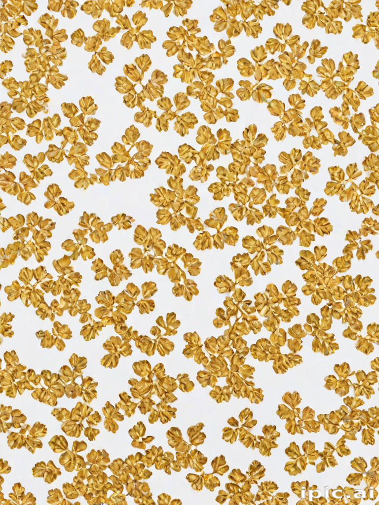 white background gold