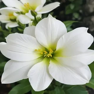 background white flower