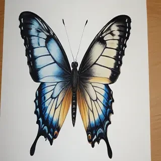 picture of a butterfly drawing