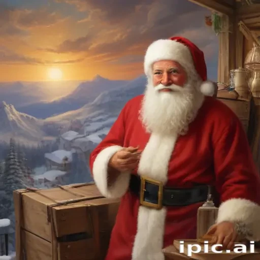vintage santa images free