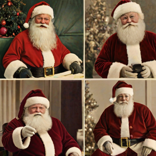 images of vintage santa