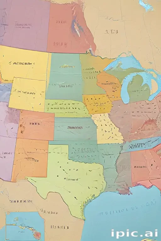 united states of america map