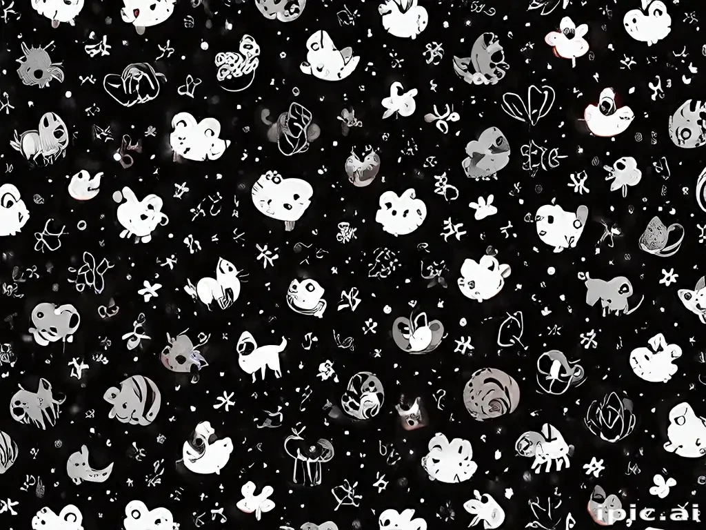 cute backgrounds black