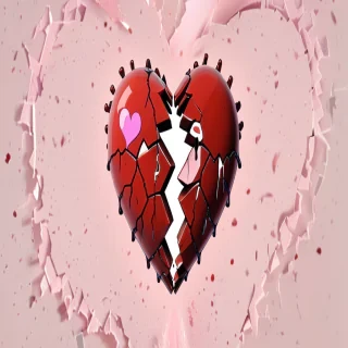 broken heart aesthetic