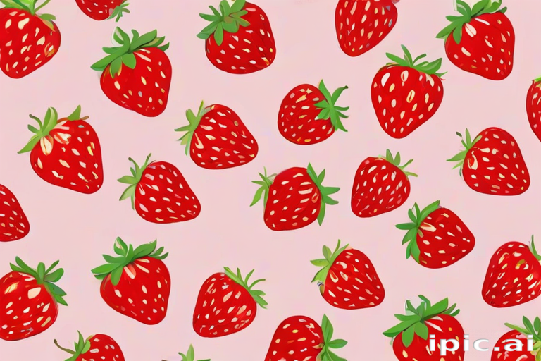 aesthetic strawberry wallpaper