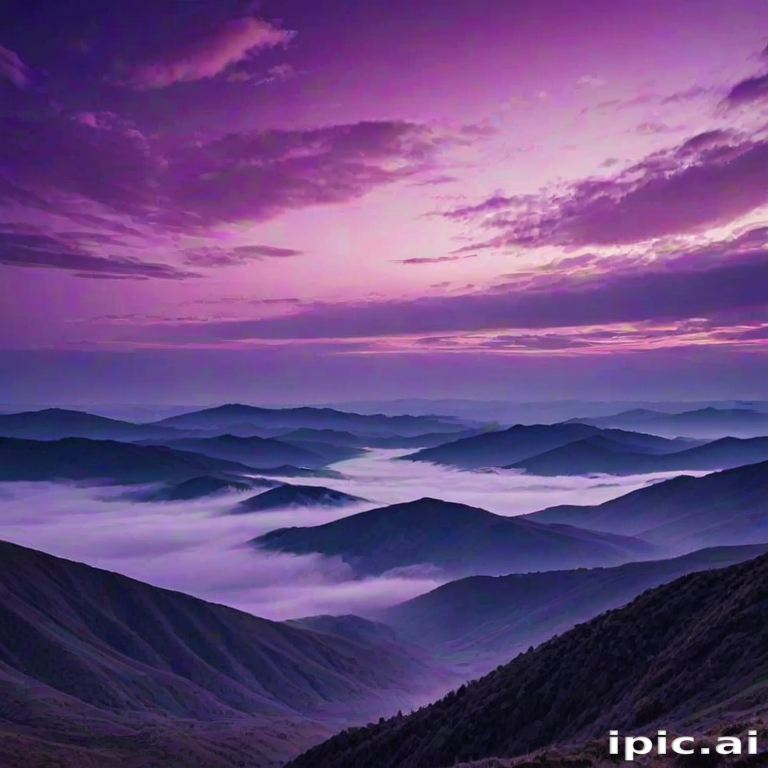 purple sky wallpaper