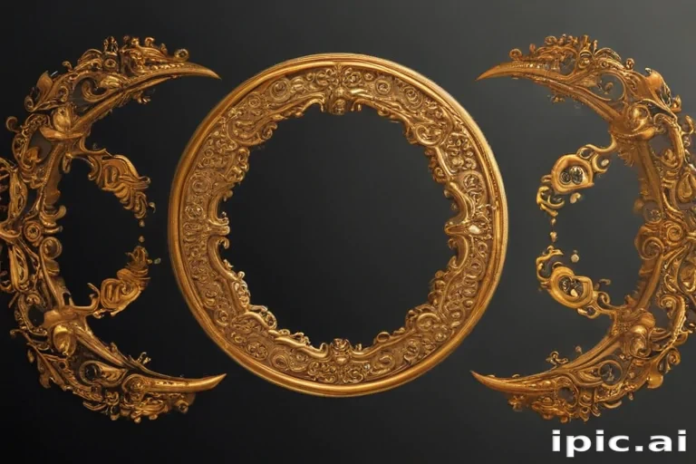 gold circle png