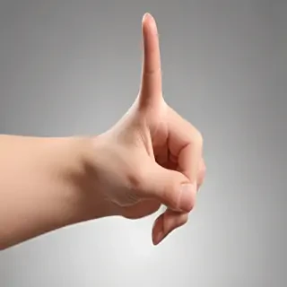 finger point png
