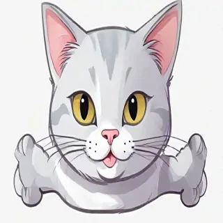 cartoon cat clip art