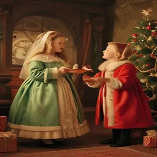 antique christmas images
